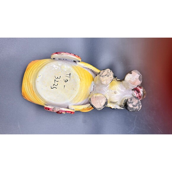 Vintage Donkey With Cart Planter Dish Bowl (C) - Picture 4 of 6